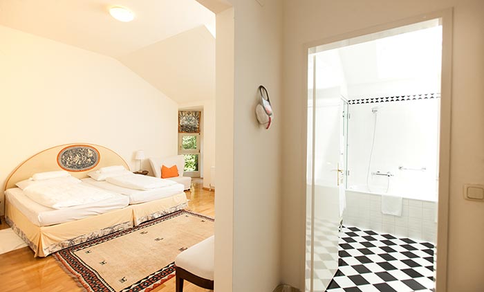 Luxuriöse Zimmer mit charmanten Details